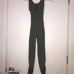 five dancewear army green rogue suit